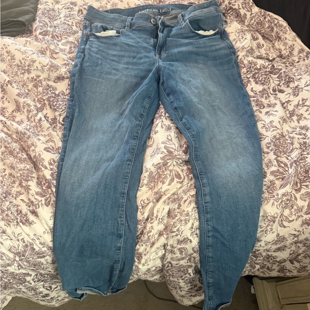 American Eagle Outfitters Women's Blue Boot Cut Jeans